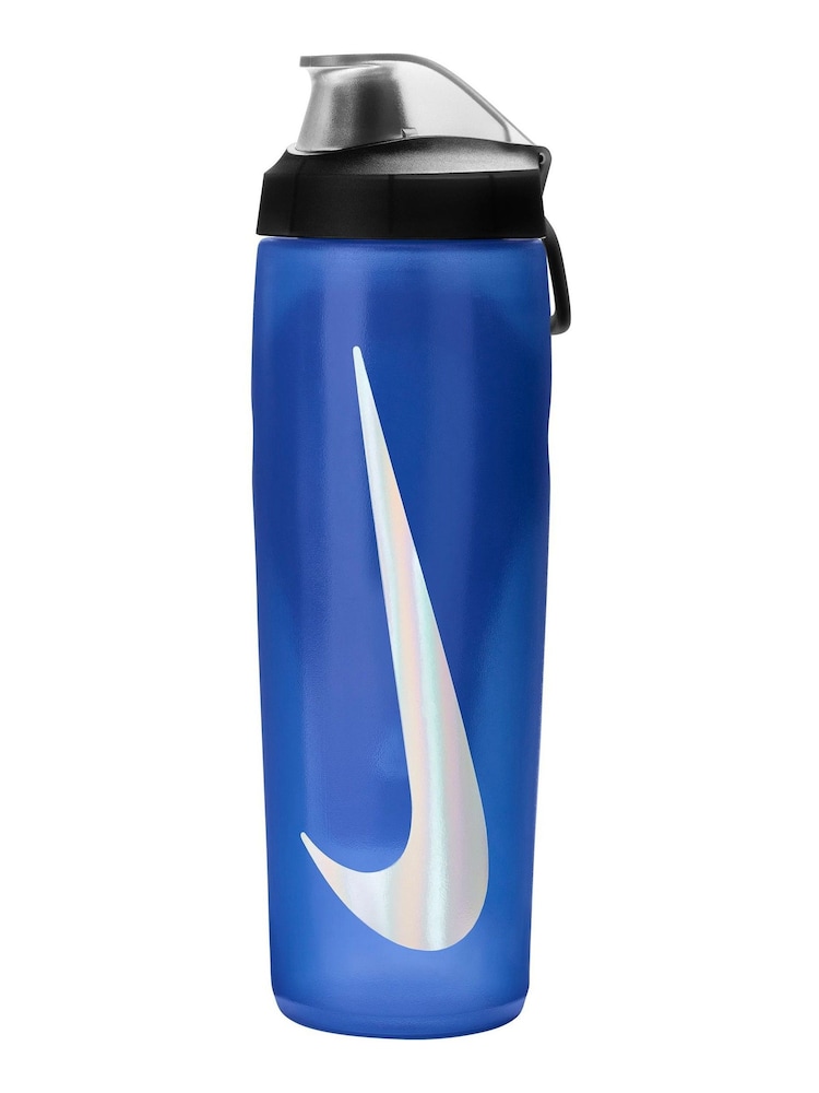 Nike Dark Blue Refuel Locking Lid 710ml Water Bottle - Image 1 of 4