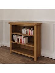 K Interiors Oak Canterbury Solid Wood Small Bookcase - Image 1 of 6