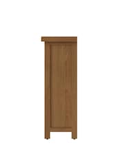 K Interiors Oak Canterbury Solid Wood Small Bookcase - Image 4 of 6