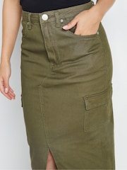 PixieGirl Petite Green Utility Pocket Skirt - Image 4 of 4