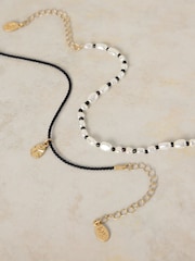 White Stuff Black Pearl Layer Bracelet - Image 2 of 2