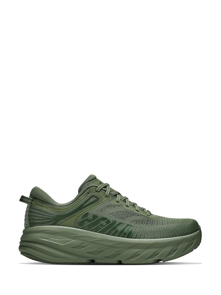 HOKA Green Bondi 7 - Trainers - Image 1 of 6 HOKA Green Bondi 7 - Trainers - Image 1 of 6