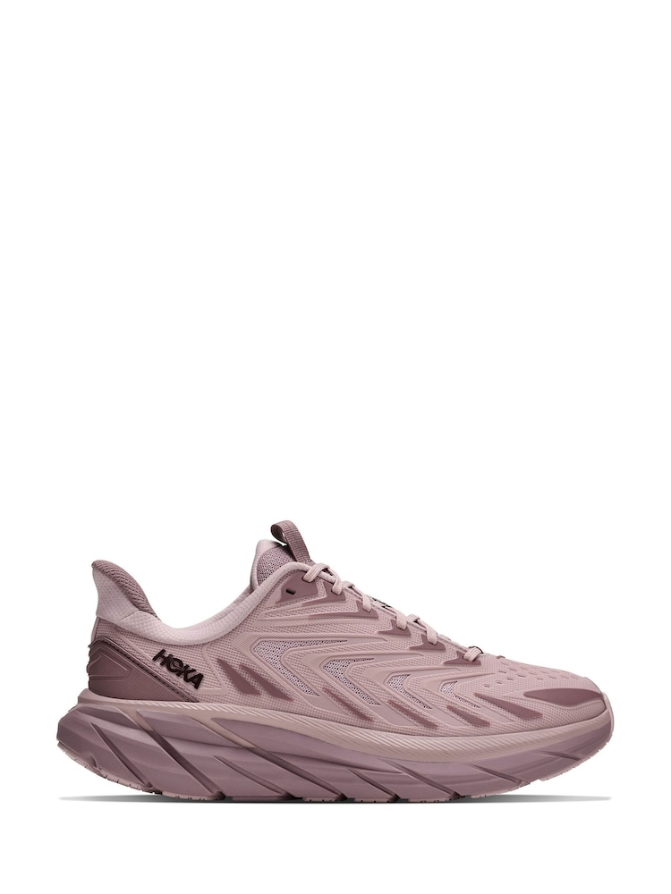 HOKA Pink Clifton LS UTL Trainers - Image 1 of 6