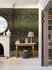 Clarissa Hulse Olive Meadow Grass A4 Wallpaper Sample - Image 1 of 3
