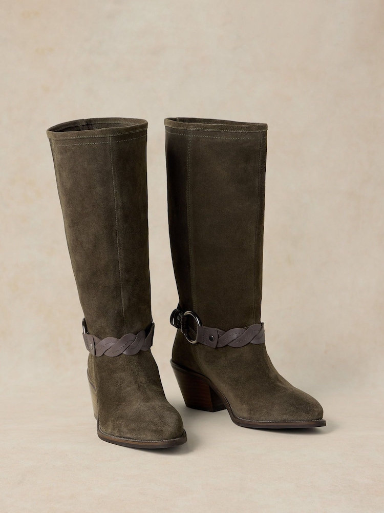 White Stuff Grey Savannah Slouch Boots - Image 2 of 4 White Stuff Grey Savannah Slouch Boots - Image 2 of 4