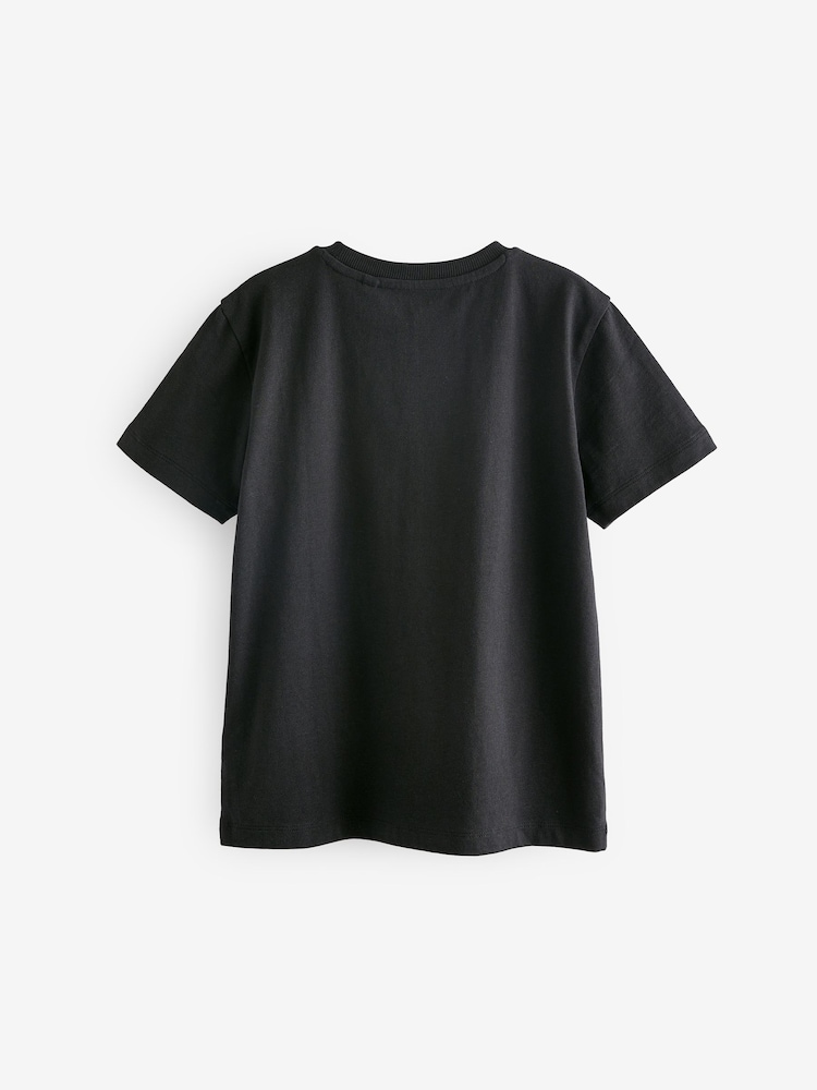 Black Best Bro Short Sleeves Graphic 100% Cotton T-Shirt (3-16yrs) - Image 2 of 3