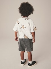Grey Cargo Pull-On Denim Shorts (3mths-7yrs) - Image 3 of 6