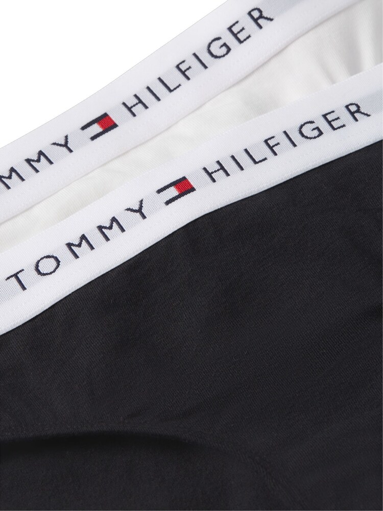 Tommy Hilfiger White/Black Signature Logo Waistband Briefs 2-Pack - Image 3 of 3 Tommy Hilfiger White/Black Signature Logo Waistband Briefs 2-Pack - Image 3 of 3