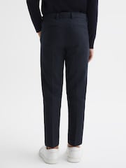Reiss Navy Eastbury Slim Fit Chinos - Image 5 of 6