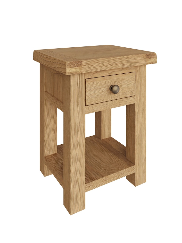 K Interiors Oak Canterbury Solid Wood Side Cabinet - Image 2 of 6
