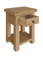 K Interiors Oak Canterbury Solid Wood Side Cabinet - Image 4 of 6