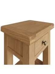 K Interiors Oak Canterbury Solid Wood Side Cabinet - Image 5 of 6