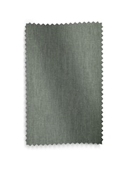 Green Thyme Blackout/Thermal Cotton Eyelet Curtains - Image 7 of 7