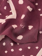 Фіолетовий - White Stuff Millie Square Scarf - Image 4 of 4