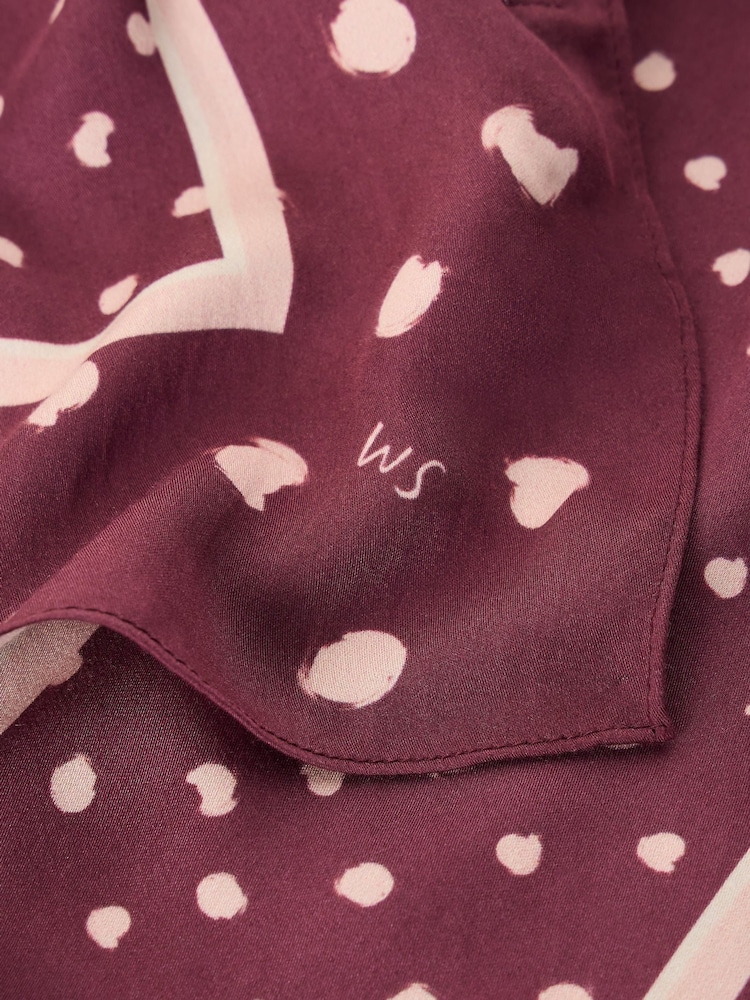 Фіолетовий - White Stuff Millie Square Scarf - Image 4 of 4