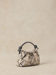 Animal Black - White Stuff Mini Callie Leather Bag - სურათი 3 4-დან