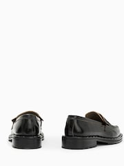 AllSaints Black Deliad Loafers - Image 3 of 5
