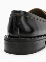 AllSaints Black Deliad Loafers - Image 5 of 5