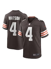Nike Brown NFL Cleveland Browns Home Game Team Colour Jersey - Deshaun Watson - Image 1 of 3