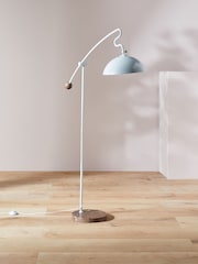 MADE.COM Light Blue/Marble Avery Floor Lamp - Image 2 of 4
