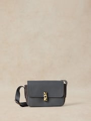 White Stuff Grey Mini Laila Lock Cross-Body Bag - Image 1 of 4