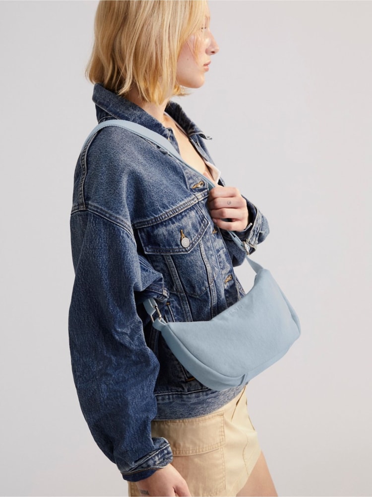 Levi's® Light Blue Small Cross-Body 100% Cotton Bag - Image 1 of 5
