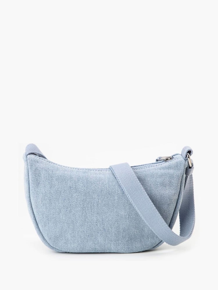 Levi's® Light Blue Small Cross-Body 100% Cotton Bag - Image 3 of 5