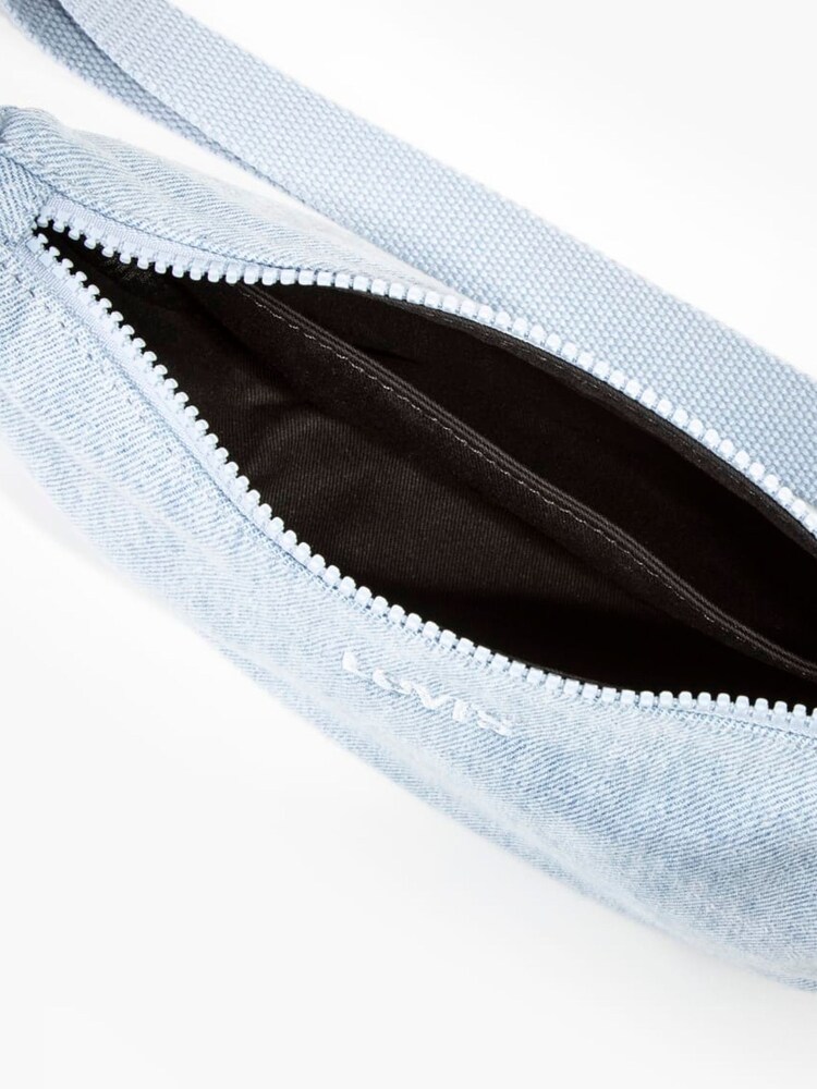 Levi's® Light Blue Small Cross-Body 100% Cotton Bag - Image 5 of 5