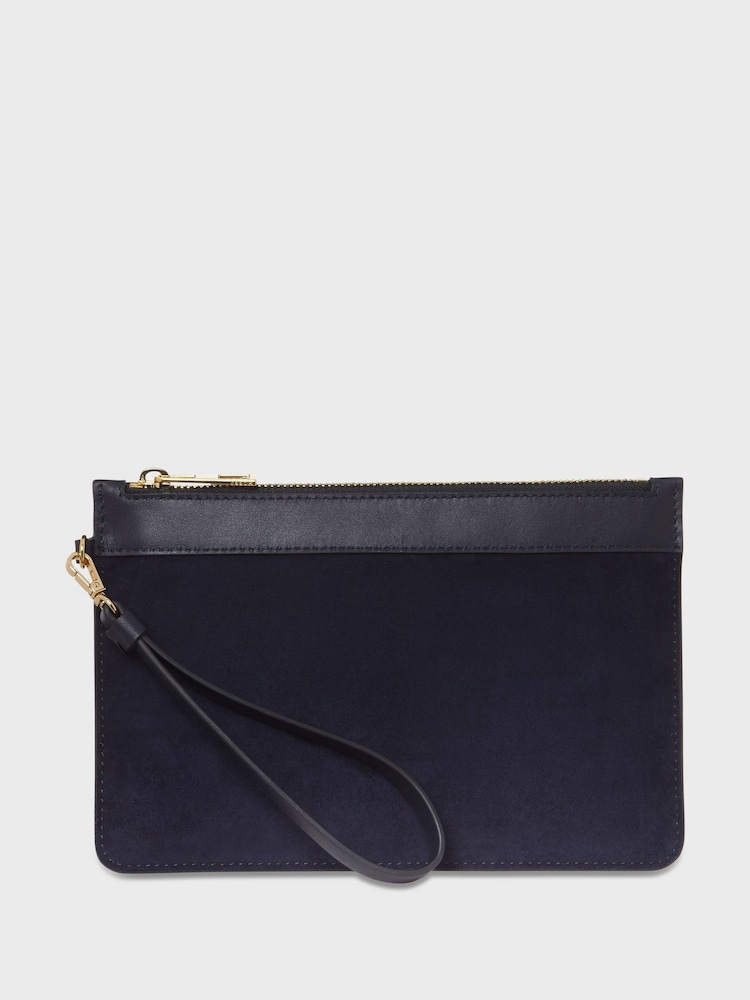 Hobbs Blue Lundy Wristlet Bag - Image 1 of 3