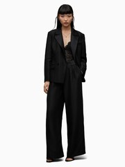 AllSaints Black Eve Trousers - Image 1 of 6