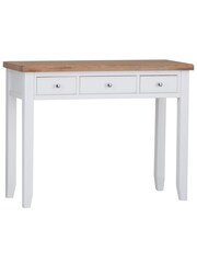 K Interiors White Oak Windsor Solid Wood Dressing Table - Image 2 of 6