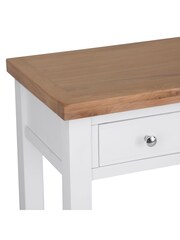 K Interiors White Oak Windsor Solid Wood Dressing Table - Image 5 of 6