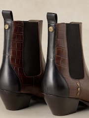 White Stuff Brown Janie Western Ankle Boots - Image 4 of 4