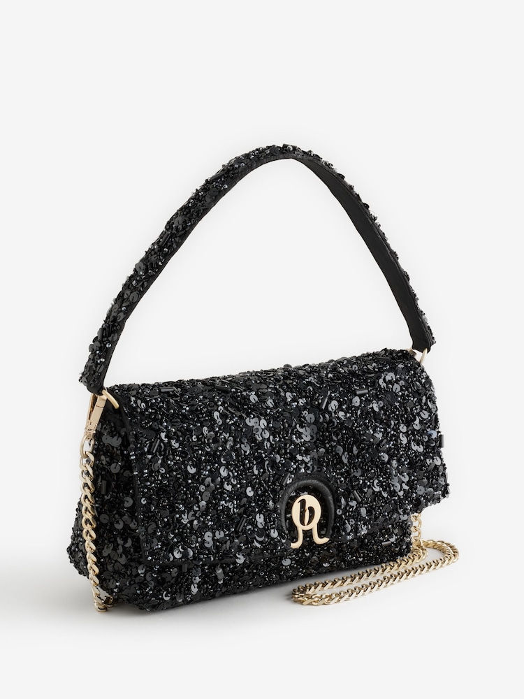 B by Ted Baker Sequin Shoulder Bag - Image 1 of 6 B by Ted Baker Sequin Shoulder Bag - Image 1 of 6