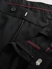 Black Slim Fit Stretch Smart Trousers - Image 10 of 12