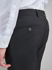 Black Slim Fit Stretch Smart Trousers - Image 3 of 3