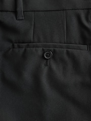 Black Slim Fit Stretch Smart Trousers - Image 9 of 9