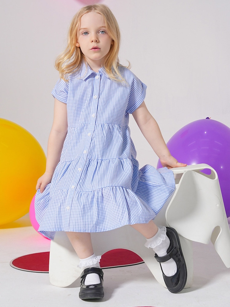 Toezone Zola Rubber Patent Leather Star Rip Tape School Shoes - Εικόνα 11 του 11