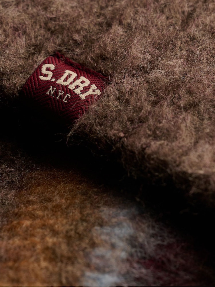 Superdry Brown Slouchy Brushed Knit Jumper - Image 6 of 6