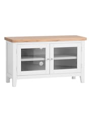 K Interiors White Oak Windsor Solid Wood Standard TV Unit - Image 2 of 6