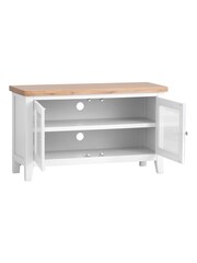 K Interiors White Oak Windsor Solid Wood Standard TV Unit - Image 3 of 6