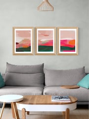 East End Prints Pink Green and Pink Abstract Wall Set by Ana Rut Bre - Image 1 of 2