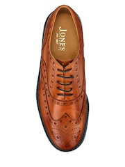 Marrón oscuro - Zapatos Oxford con perforaciones Bertie de Jones Bootmaker - Imagen 4 de 5