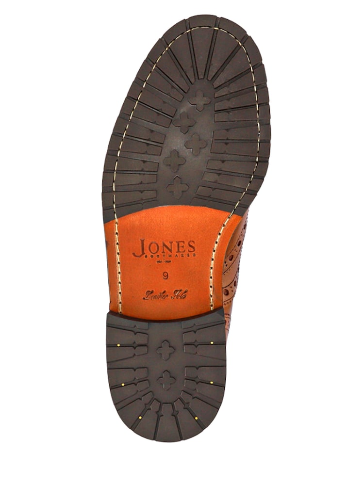 Marrón oscuro - Zapatos Oxford con perforaciones Bertie de Jones Bootmaker - Imagen 5 de 5