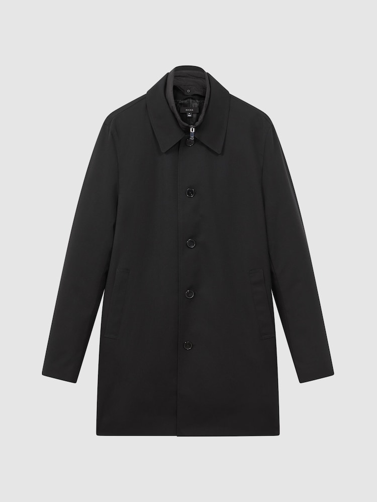 Negro - Chaqueta con aplicación de cuello alzado desmontable Perrin de Reiss - Imagen 2 de 8 Negro - Chaqueta con aplicación de cuello alzado desmontable Perrin de Reiss - Imagen 2 de 8
