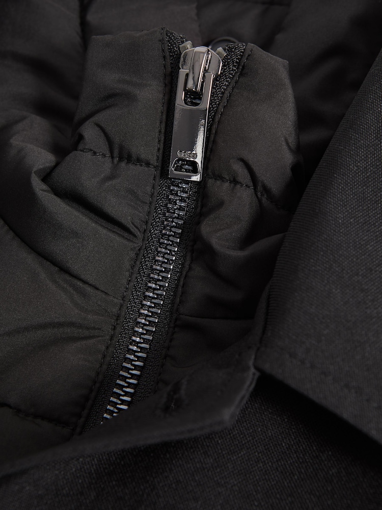 Negro - Chaqueta con aplicación de cuello alzado desmontable Perrin de Reiss - Imagen 8 de 8 Negro - Chaqueta con aplicación de cuello alzado desmontable Perrin de Reiss - Imagen 8 de 8