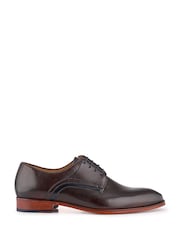 Jones Bootmaker Dark Brown Jammer Smart Leather Lace-Up Shoes - Image 3 of 5