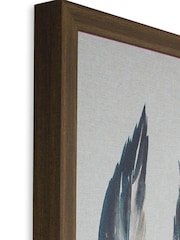 Art For The Home Set of 2 Natural Painterly Feathers Wall Art - Image 3 of 4