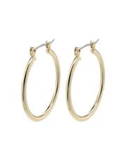 PILGRIM Gold Layla Creole Hoop Plated Earrings - Image 3 of 3