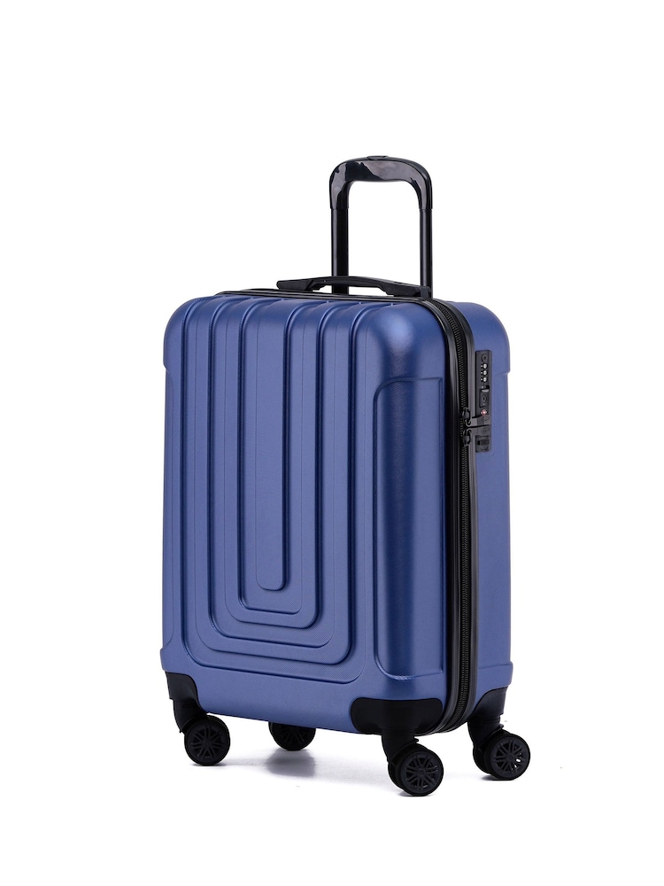Flight Knight 55x40x20cm Ryanair Priority 8 Wheel ABS Hard Case Cabin Carry On Hand Luggage - Image 1 of 7